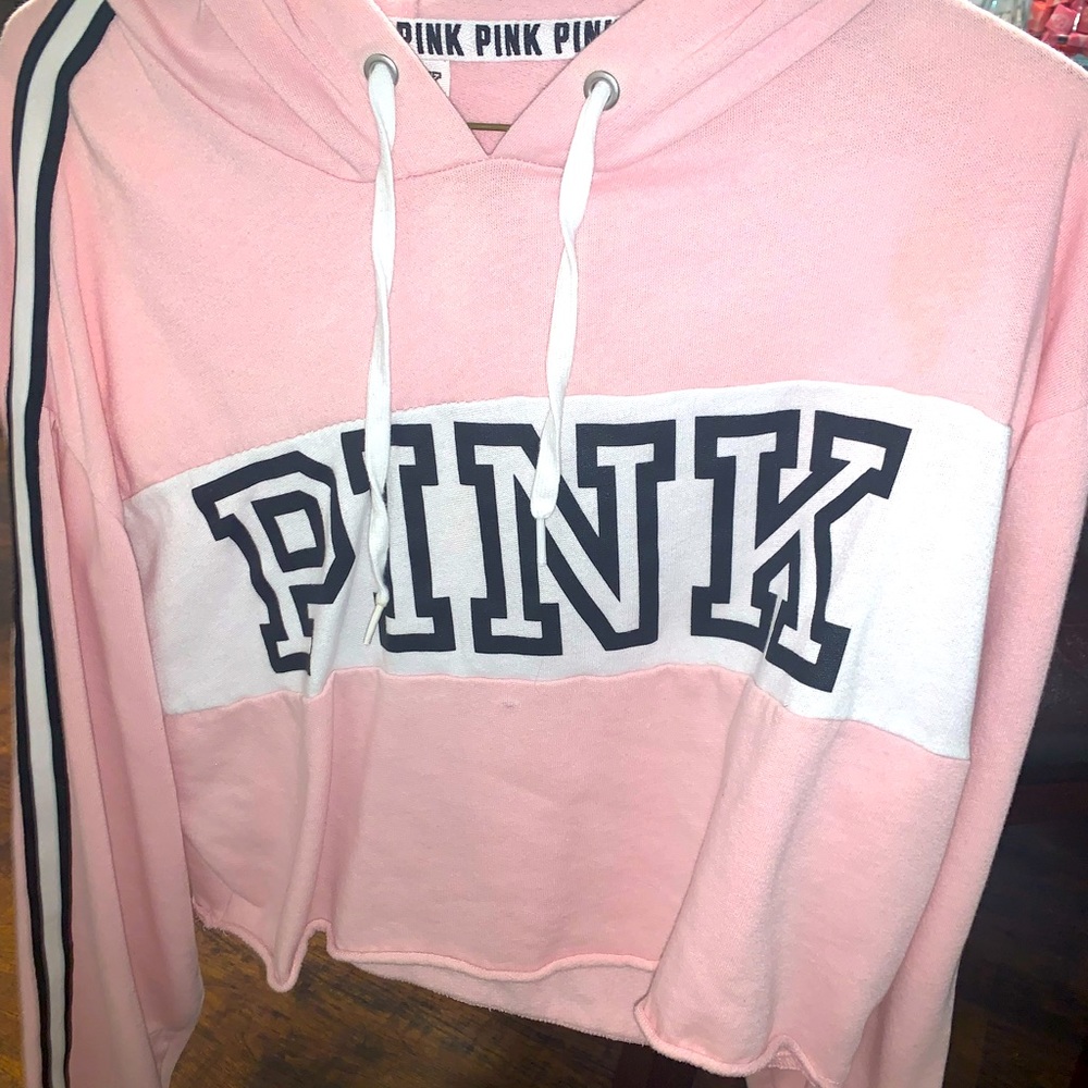 VS PINK cropped sweatshirt